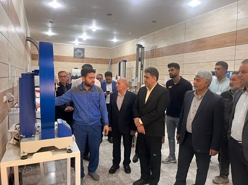 بازدید مدیرکل بنیاد مسکن از شرکت تولیدی شیلنگ و لوله خوزستان